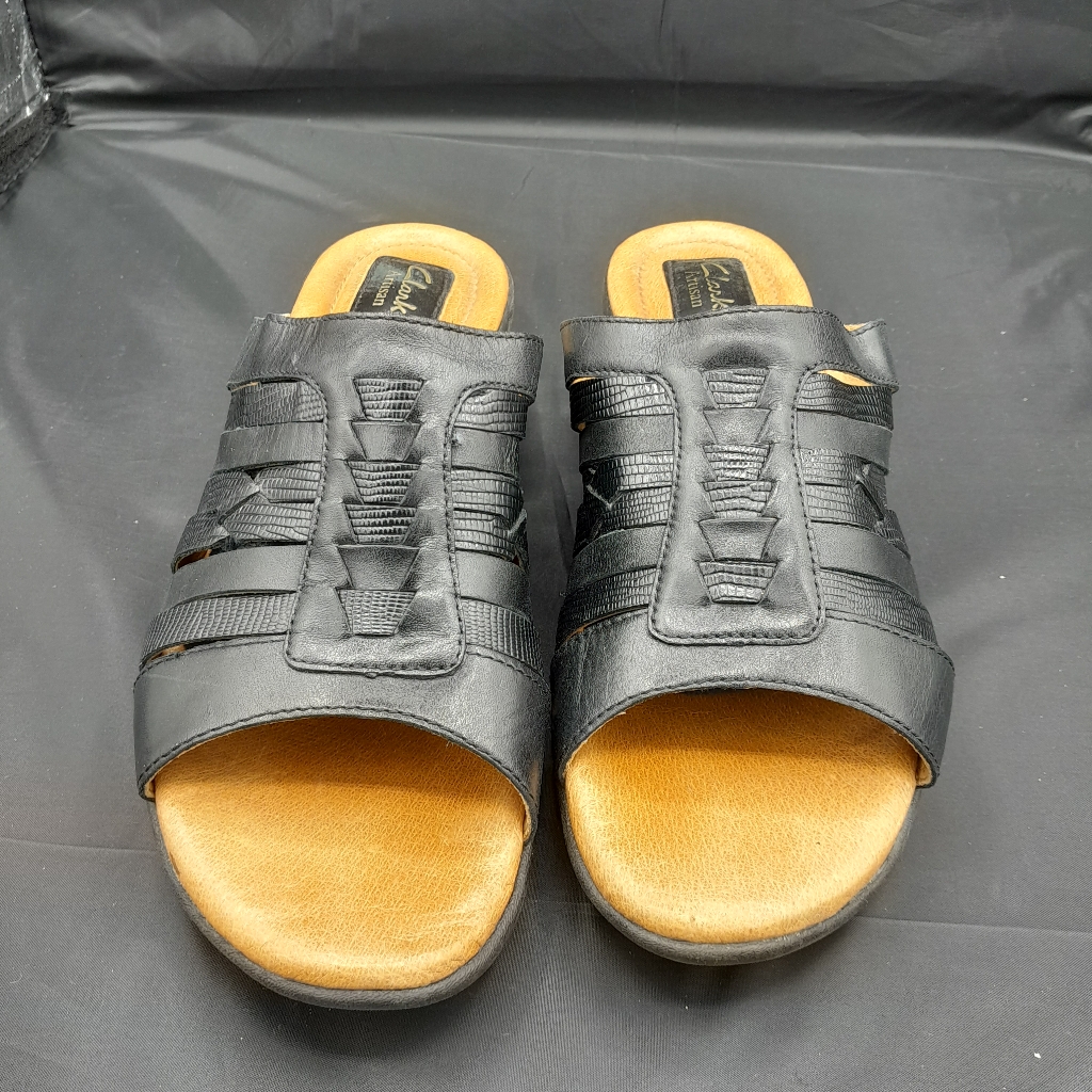Clark's Artisan Black Strappy Sandals Women Size 10m